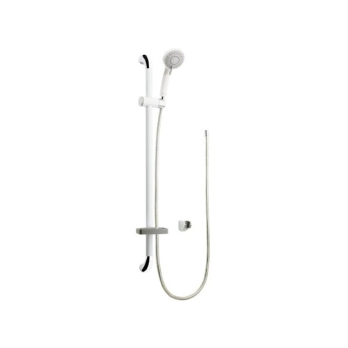 AKW Care Shower Accessory Kit w/ rail White 2m Hose
