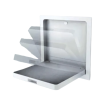 PBA Programma CAP Concealed Shower Seat for Brick Walls - Grey