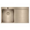 Granberg EST-500 Shallow Bowl Kitchen Sink with Trap and Flexible Waste Kit - 540 x 440 x 120mm