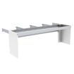 Granberg Height Adjustable Kitchen Island, Centerlift 6490 - White