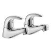 AKW Denova Washbasin Taps (Pair)
