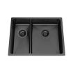 Granberg Ergosteel Trendline Black PVD Coated Insulated Kitchen Sink EST-53KH-02 - 57.8 cm, Inc. Flexible Waste Kit