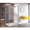 Roman Innov8 Pivot Door, In-line Panel Corner Shower Encl. 1400x 800 or 900mm