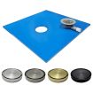 Maxxus Microcement Wetroom Kit – Tray & Drain - Multiple Sizes & Grids