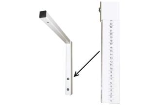 Ropox Height Adjustable Worktop Support Bracket x1 