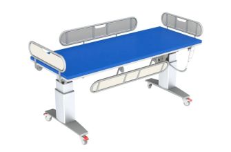 Granberg Care 345, Height ADJ Changing Table, Rechargeable Battery, 4x Folding Gates - 1400x700mm