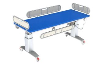 Granberg Care 345, Height ADJ Changing Table, Rechargeable Battery, 4x Folding Gates - 1800x700mm