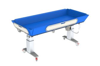 Granberg 346 Height ADJ, Mobile Shower Trolley, Rechargeable Battery - 1400x700mm