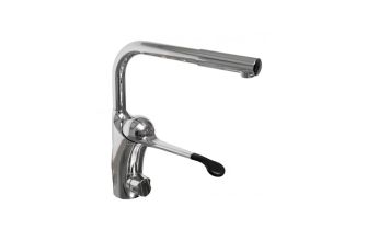 FMM - Granberg 60210 Kitchen Monobloc Mixer Tap with Adjustable 360 deg. Spout - Incl. Dishwasher Shut Off