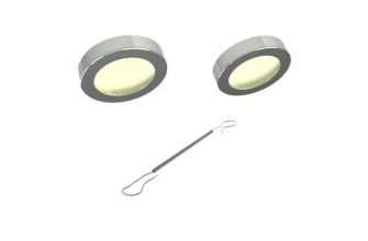 Granberg 2x LED 24 V 3.0W Spotlights with Flexible Cable for Diago 504 Wall Cabinet Lifts