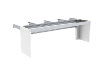 Granberg Height Adjustable Kitchen Island, Centerlift 6490 - White