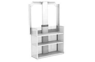 Granberg Wall Cabinet Lift Verti 840KB, 30.7 cm Depth, CAB W 40-100 cm x 70-84 cm H - White - Control Options