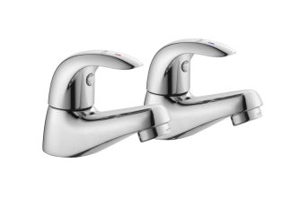AKW Denova Washbasin Taps (Pair)