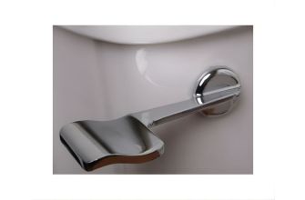 AWS Wave Chrome Spatula Flush Lever