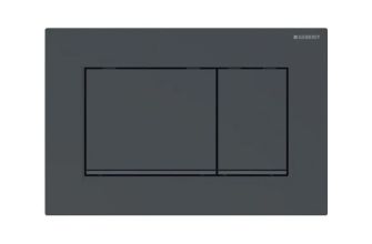 Geberit Sigma30 Flush Plate for Dual Flush, Matt Black