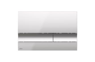 Alca Flush Plate Basic, Pre-Wall Installation Systems - Chrome Polished