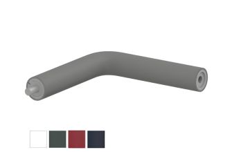 Pressalit PLUS 90° Angle Handrail 154x154mm with Joint - Choice of Colour