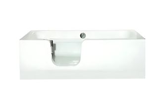 Renaissance Talis 1700x800mm Easy Access Bath with White Styrene Panels and Ultra Low Level Entry Option - Left Handed - Optional Accessories