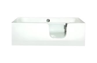 Renaissance Talis 1700x800mm Easy Access Bath with White Styrene Panels and Ultra Low Level Entry Option - Right Handed - Optional Accessories