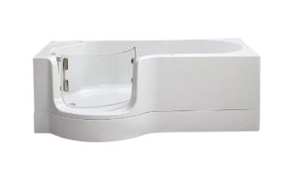 Renaissance Valens 1700x750 / 945mm P-Shaped, Walk-in Easy Access Bath, Left-handed - Optional Accessories