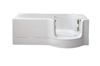 Renaissance Valens 1700x750 / 945mm P-Shaped, Walk-in Easy Access Bath, Right-handed - Optional Accessories
