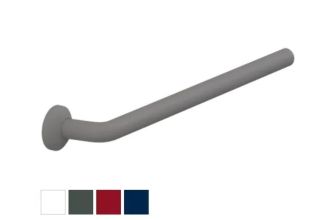 Pressalit PLUS Handrail Section 608mm, Incl. Wall Rosette - Choice of Colour