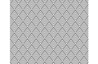 Showerwall - Acrylic Black Geo Bathroom Wall Panels - Choice of Panel
