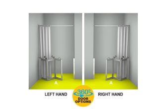 AKW MM3 (91164S) Formerly Contour WF18 Luxe Shower Enclosure, PET Glazing – MAX. A 1500