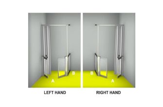 AKW MM3 (91164S) Formerly Contour WF30 Luxe Shower Enclosure, PET Glazing – MAX. A 1500 / B 1000mm 