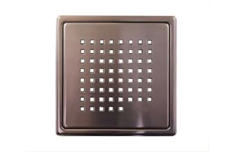 Purus SS PVD Coated Chess Design Grid for Tiled Floors, 155x155mm - Bronze